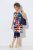 Ulla Popken 852308 Vestido de jersey às riscas Azul-marinho - Vestidos em jersey - 