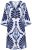 Ulla Popken 852314 Vestido estampado Branco - Vestidos midi - Vestidos Midi Tamanhos Grandes