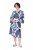 Ulla Popken 852314 Vestido estampado Branco - Vestidos midi - Vestidos Midi Tamanhos Grandes