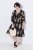 Ulla Popken 852315 Vestido traçado estampado Preto - Vestidos midi - Vestidos Midi Tamanhos Grandes