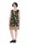 Ulla Popken 852329 Vestido de jersey às riscas Verde azeitona - Vestidos em jersey - 