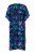 Ulla Popken 852333 Vestido estampado com cordão Lilás - Cafetãs - 