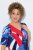 Ulla Popken 852394 Vestido midi de manga curta com decote em V Azul-marinho - Vestidos midi - Vestidos Midi Tamanhos Grandes