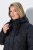 Ulla Popken 852413 Casaco acolchoado Preto - Jaquetas - Casacos plus size para mulher