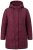 Ulla Popken 852413 Casaco acolchoado Ameixa - Jaquetas - Casacos plus size para mulher