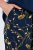 Ulla Popken 852577 Pijama com padrão Azul-marinho - Pijamas/Loungewear - 