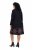Ulla Popken 852597 Vestido de malha estampado com gola alta Preto - Vestidos de malha - 