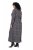 Ulla Popken 852606 Vestido comprido estampado Preto - Vestidos maxi - Vestidos maxi plus size para mulher