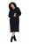 Ulla Popken 852630 Vestido de malha de manga comprida Preto - Vestidos midi - Vestidos Midi Tamanhos Grandes