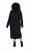 Ulla Popken 852630 Vestido de malha de manga comprida Preto - Vestidos midi - Vestidos Midi Tamanhos Grandes