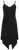 Ulla Popken 852636 Vestido traçado Preto - Vestidos em jersey - 