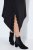 Ulla Popken 852636 Vestido traçado Preto - Vestidos em jersey - 