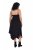 Ulla Popken 852636 Vestido traçado Preto - Vestidos em jersey - 