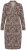 Ulla Popken 852653 Camisa de noite estampada com gola de camisa Castanho - Camisas de noite - 