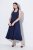 Ulla Popken 852680 Vestido de noite Azul-marinho - Vestidos de noite - Vestidos de festa em tamanhos grandes