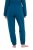 Ulla Popken 852725 Calças de estar em casa Petróleo - Pijamas/Loungewear - 