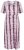 Ulla Popken 852854 Vestido midi às riscas Castanho - Vestidos midi - Vestidos Midi Tamanhos Grandes