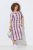 Ulla Popken 852854 Vestido midi às riscas Castanho - Vestidos midi - Vestidos Midi Tamanhos Grandes