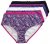 Ulla Popken 852935 Cuecas com flores pack de 5 Azul real - Cuecas - 
