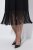 Ulla Popken 852937 Vestido de jersey Preto - Vestidos em jersey - 