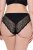 Ulla Popken 853040 Boxers com renda Preto - Cuecas - 