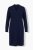 Ulla Popken 853077 Vestido de malha de manga comprida Azul-marinho - Vestidos de malha - 