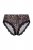 Ulla Popken 853106 Tangas com padrão animal Preto - Cuecas - 