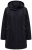 Ulla Popken 853351 Casaco acolchoado Sympatex impermeável com capuz Preto - Jaquetas - Casacos plus size para mulher