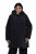 Ulla Popken 853351 Casaco acolchoado Sympatex impermeável com capuz Preto - Jaquetas - Casacos plus size para mulher