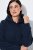 Ulla Popken 853353 Vestido de estar em casa com capuz Azul-marinho - Pijamas/Loungewear - 