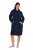Ulla Popken 853353 Vestido de estar em casa com capuz Azul-marinho - Pijamas/Loungewear - 