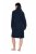 Ulla Popken 853353 Vestido de estar em casa com capuz Azul-marinho - Pijamas/Loungewear - 