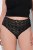 Ulla Popken 853495 Cuecas com flores pack de 3 Preto - Cuecas - 