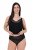 Ulla Popken 853495 Cuecas com flores pack de 3 Preto - Cuecas - 