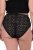 Ulla Popken 853495 Cuecas com flores pack de 3 Preto - Cuecas - 