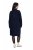 Ulla Popken 853504 Vestido de malha com gola alta Azul-marinho - Vestidos - Vestidos para todos os tamanhos