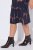 Ulla Popken 853590 Vestido de jersey estampado com manga 3/4 Azul-marinho - Vestidos - Vestidos para todos os tamanhos