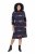 Ulla Popken 853590 Vestido de jersey estampado com manga 3/4 Azul-marinho - Vestidos - Vestidos para todos os tamanhos