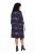 Ulla Popken 853590 Vestido de jersey estampado com manga 3/4 Azul-marinho - Vestidos - Vestidos para todos os tamanhos