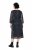 Ulla Popken 853620 Vestido midi com padrão animal e manga 3/4 Preto - Vestidos midi - Vestidos Midi Tamanhos Grandes