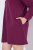 Ulla Popken 853652 Vestido de sweat de manga comprida com capuz Vermelho baga - Vestidos - Vestidos para todos os tamanhos
