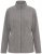 Ulla Popken 853668 Casaco polar com gola alta Cinzento - Roupa polar - 