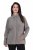 Ulla Popken 853668 Casaco polar com gola alta Cinzento - Roupa polar - 