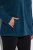 Ulla Popken 853668 Casaco polar com gola alta Petróleo - Roupa polar - 
