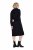Ulla Popken 853669 Vestido de sweat de manga comprida com capuz Azul-marinho - Vestidos de moletom - 