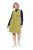 Ulla Popken 853697 Vestido de bombazina sem mangas com bolsos Verde claro - Vestidos de verão - Vestidos de verão plus size