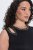 Ulla Popken 853766 Vestido justo sem mangas com strass Preto - Vestidos de verão - Vestidos de verão plus size