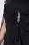 Ulla Popken 853774 Vestido com folhos Preto - Vestidos de noite - Vestidos de festa em tamanhos grandes