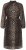 Ulla Popken 853788 Vestido de chiffon com padrão animal Castanho claro - Vestidos maxi - Vestidos maxi plus size para mulher