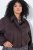 Ulla Popken 853792 Casaco de camurça sintética Castanho - Jaquetas - Casacos plus size para mulher